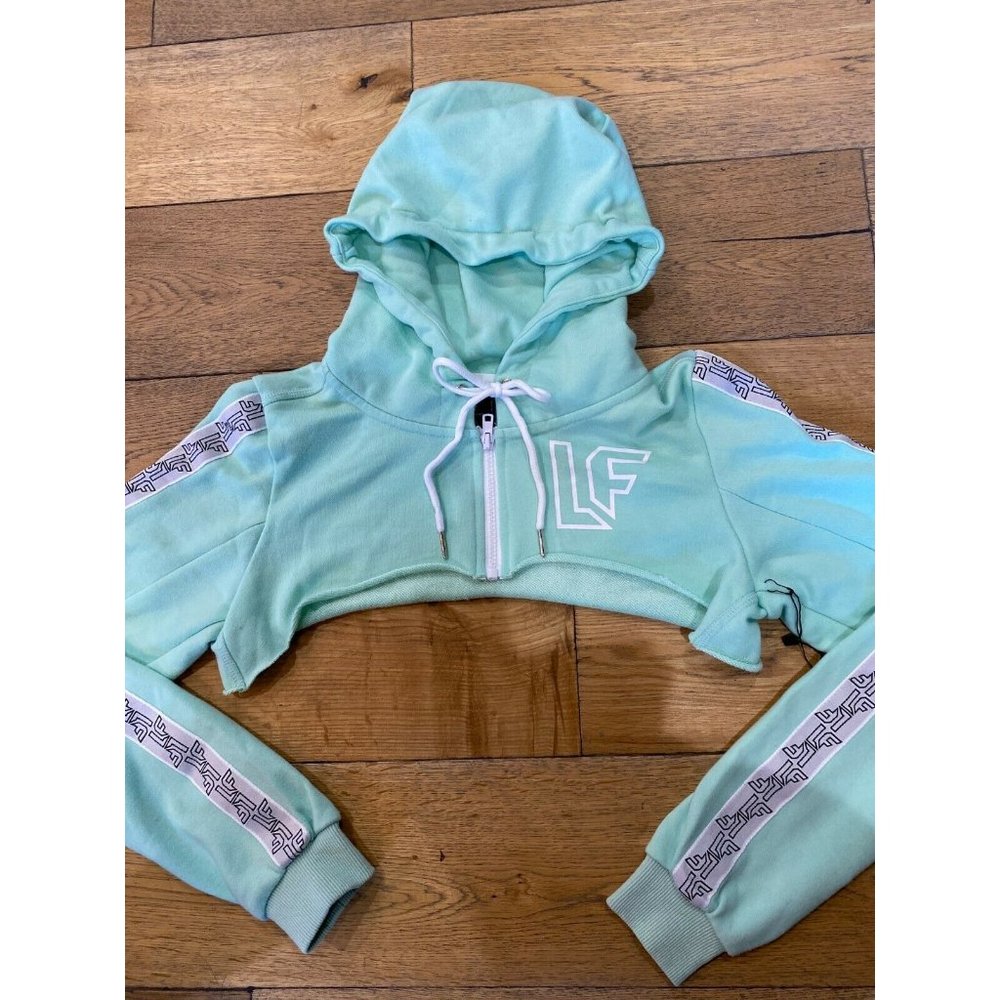 LF the Brand Tracker Ultra Cropped Zip Up Hoodie - Picture 6 of 12